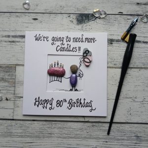 Humorous card for 80th birthday celebration for her.