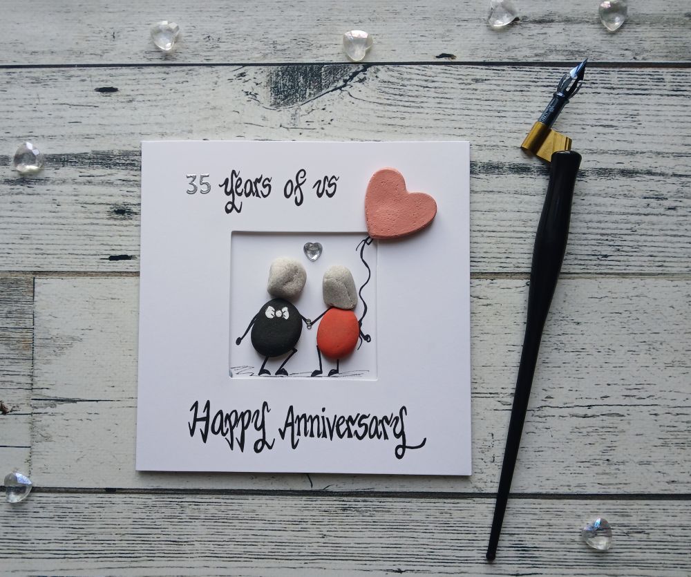 35th wedding anniversary card for husband or wife
