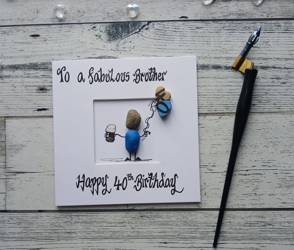 40th birthday card for brother