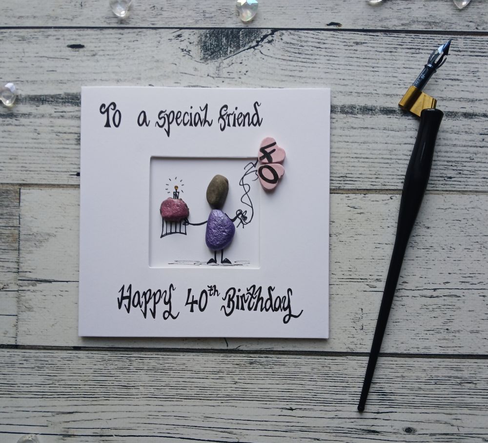 40th birthday card for special friend