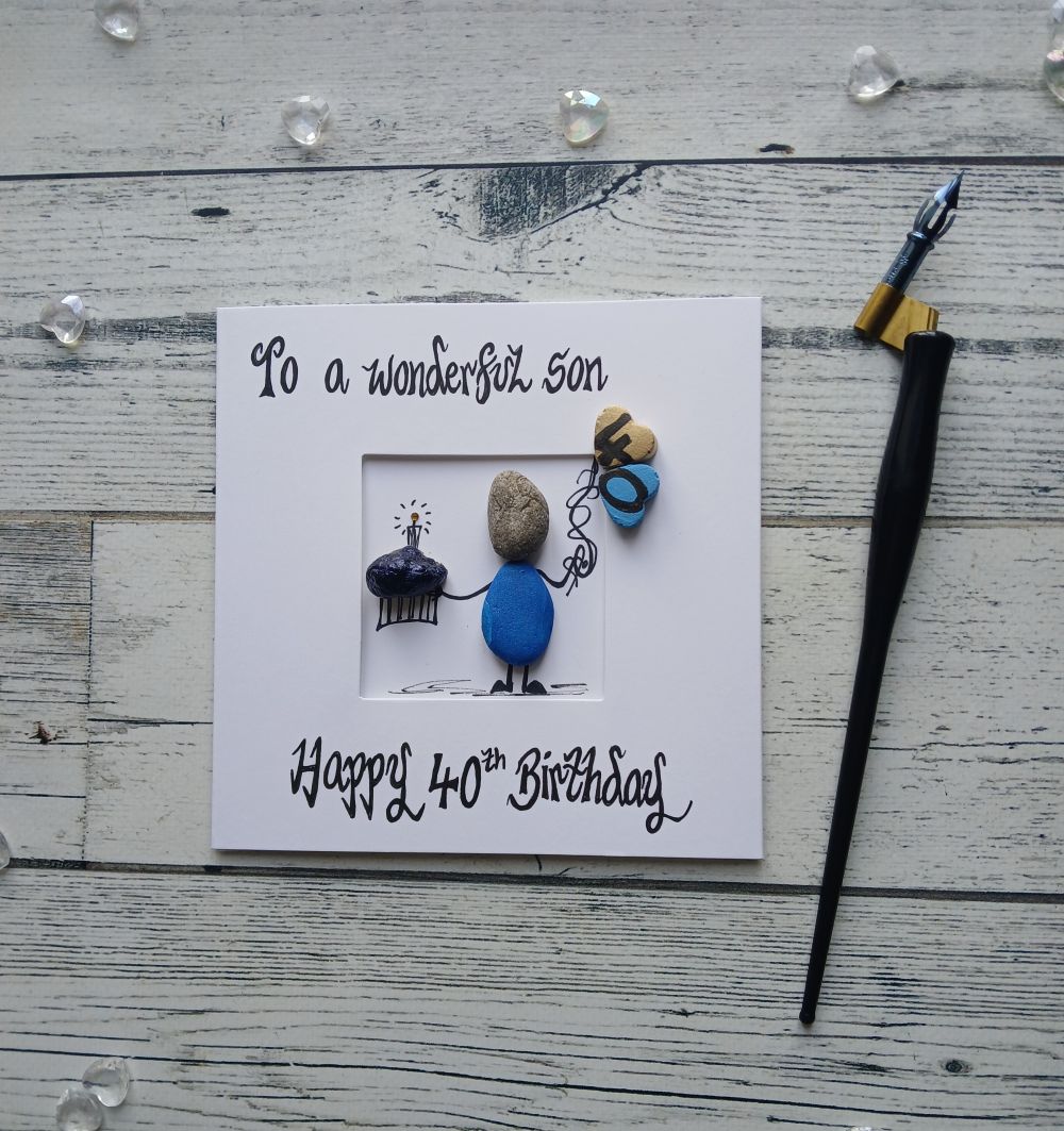 40th birthday card for son